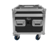 ROADINGER Flightcase 4x AKKU Multiflood IP 8x10W RGBW Wash CRMX mit Ladefunktion
