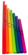 Boomwhackers, Bass, diatonisch, 7 Töne