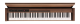 KORG Digitalpiano, Poetry, Bluetooth, 3 Pedale, 2x25 Watt, Poetic Braun