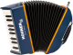 HOHNER Akkordeon, XS, blau-orange, für Einsteiger