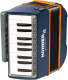 HOHNER Akkordeon, XS, blau-orange, für Einsteiger