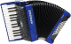 HOHNER Akkordeon, Bravo II 48, blau, silent key