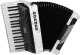 HOHNER Akkordeon, Bravo III 72, weiss, silent key