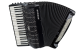 HOHNER Akkordeon, Mattia IV 120, schwarz/gun black, Cassotto, perloid Tasten