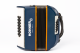 HOHNER Akkordeon, XS, blau-orange, Knopf-Version, Kinder-Tragegeschirr