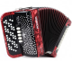 HOHNER Akkordeon, Nova III 96, rot, B-Griff
