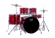MAPEX 5294 Komplettset 22", Comet, Stage, Infra Red #IR, inkl. Becken