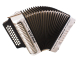 HOHNER Akkordeon, Corona III, weiß, B/Es/As