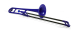 pBone Posaune ABS Kunststoff blau