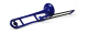 pBone Posaune ABS Kunststoff blau