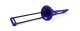 pBone Posaune ABS Kunststoff blau