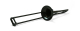 pBone Posaune ABS Kunststoff schwarz