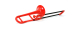 pBone Posaune Mini ABS Kunststoff rot
