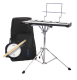 MAJESTIC Glockenspiel & Practice Pad Kit, 8", Ständer, Rucksack