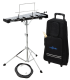 MAJESTIC Glockenspiel & Practice Pad Kit, 8", Ständer, Trolley