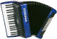 HOHNER Akkordeon, Bravo III 72, blau, silent key