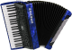 HOHNER Akkordeon, Bravo III 120, rot, silent key blau