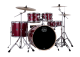 MAPEX Komplettset 22", Venus, Stage, Crimson Red Sparkle #VM, inkl. Becken
