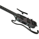 Donner HUSH-X PRO silent el-guitar midnight glow