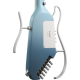 Donner HUSH-I PRO Silent Gitarre hawaiian blue