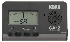 KORG Stimmgerät, Gitarre/Bass, GA-2, schwarz