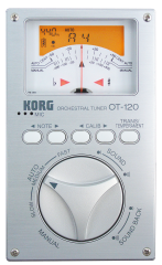 KORG Stimmgerät, chromatisch, OT-120, silber