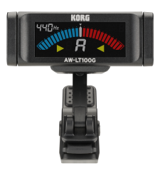 KORG Stimmgerät, chromatisch, AW-LT100 G, Clip-On, schwarz