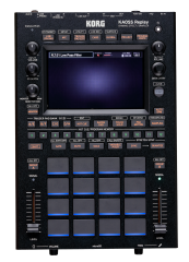 KORG Sampler, KAOSS Replay, 5" LCD Touchdisplay, 16 Pads, 128 Effekte