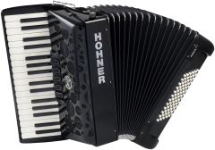 HOHNER Akkordeon, Amica Forte III 72, schwarz, silent key