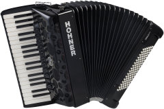 HOHNER Akkordeon, Amica Forte IV 96, schwarz, silent key