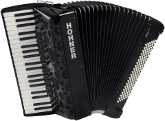 HOHNER Akkordeon, Amica Forte IV 120, schwarz, silent key