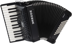 HOHNER Akkordeon, Bravo II 48, schwarz, silent key