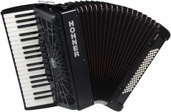 HOHNER Akkordeon, Bravo III 80, schwarz, silent key