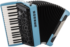 HOHNER Akkordeon, Bravo III 72, Sky, myColor, silent key