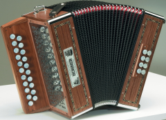HOHNER Akkordeon, Morgane, natur, G/C, Koffer