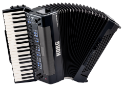 KORG Digitalakkordeon, FISA SUPREMA, 41 Tasten, 120 Bässe, Metallic Black