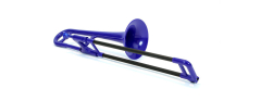 pBone Posaune Mini ABS Kunststoff blau