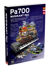 KORG Software, MUSIKANT, für Pa700, mit micro-SD Karte
