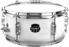 MAPEX Marching Snare Drum, Contender Series, 14"x6", Snow White, Tragegurt