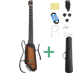 Donner HUSH-C Silent Konzertgitarren sunburst