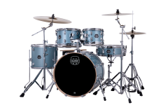 MAPEX 20" Komplettset, Venus, Fusion, Aqua Blue Sparkle #VJ, inkl. ZILDJIAN Becken