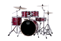 MAPEX 20" Komplettset, Venus, Fusion, Crimson Red Sparkle #VM, inkl. ZILDJIAN Becken