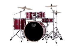MAPEX 22" Komplettset, Venus, Stage, Crimson Red Sparkle #VM, inkl. ZILDJIAN Becken