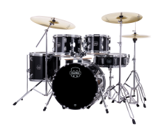 MAPEX Komplettset, Comet, Fusion, Zildjian Planet Z Bundle, Dark Black #DK